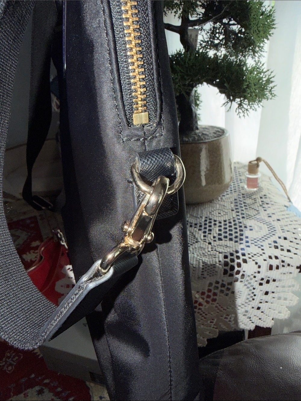 kate spade Black Nylon Laptop Tote with Detachable Strap - Picture 8 of 16